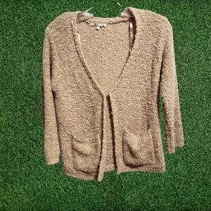 Style me petites popcorn cardigan size S  mocha